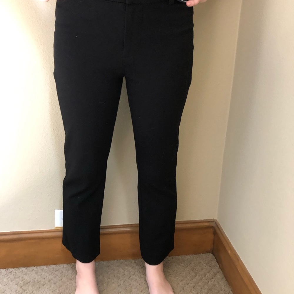 Madewell Black Stretch Work Pants